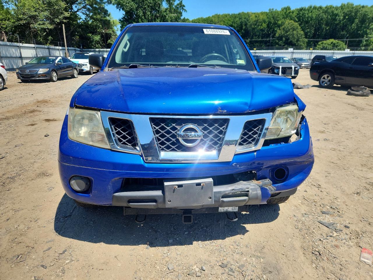 2012 Nissan Frontier Sv V6 Blue vin: 1N6AD0FV8CC442584
