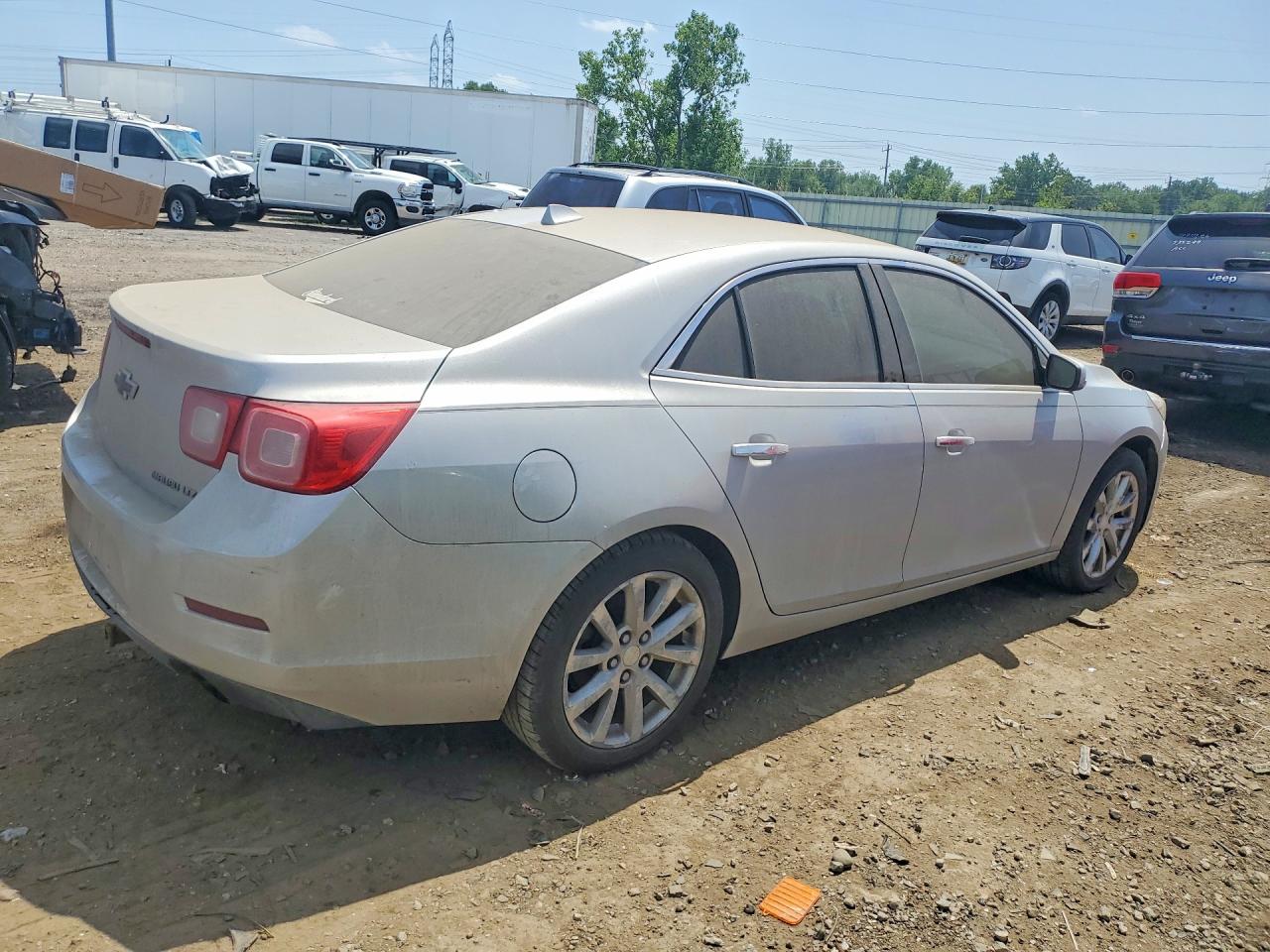 2013 Chevrolet Malibu Ltz Silver vin: 1G11H5SA4DF260574