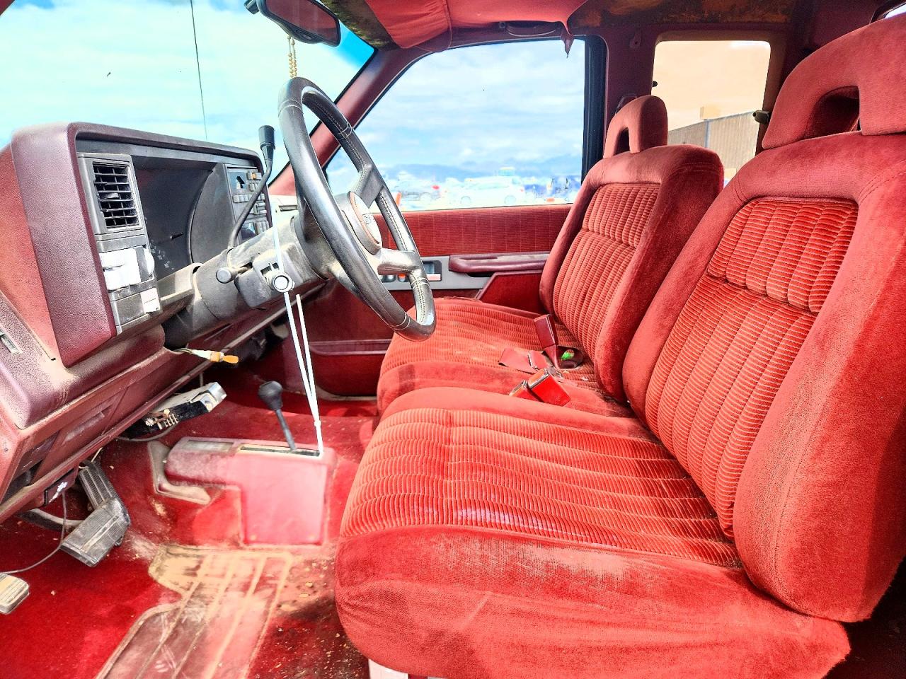 1992 Gmc Sierra K2500 Темно-бордовый vin: 2GTGK29KXN1505435