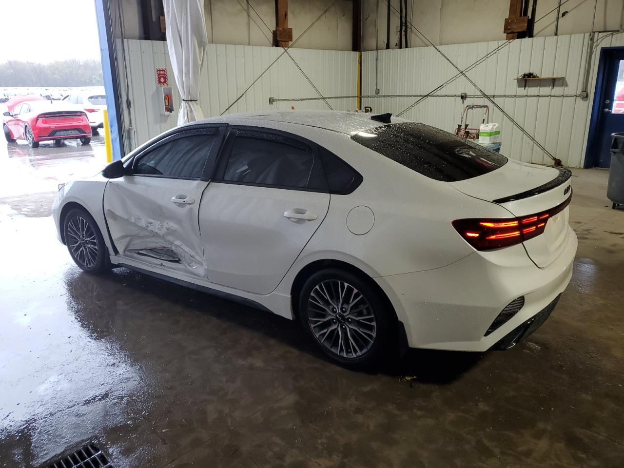 2023 Kia Forte Gt Line White vin: 3KPF54AD6PE516675