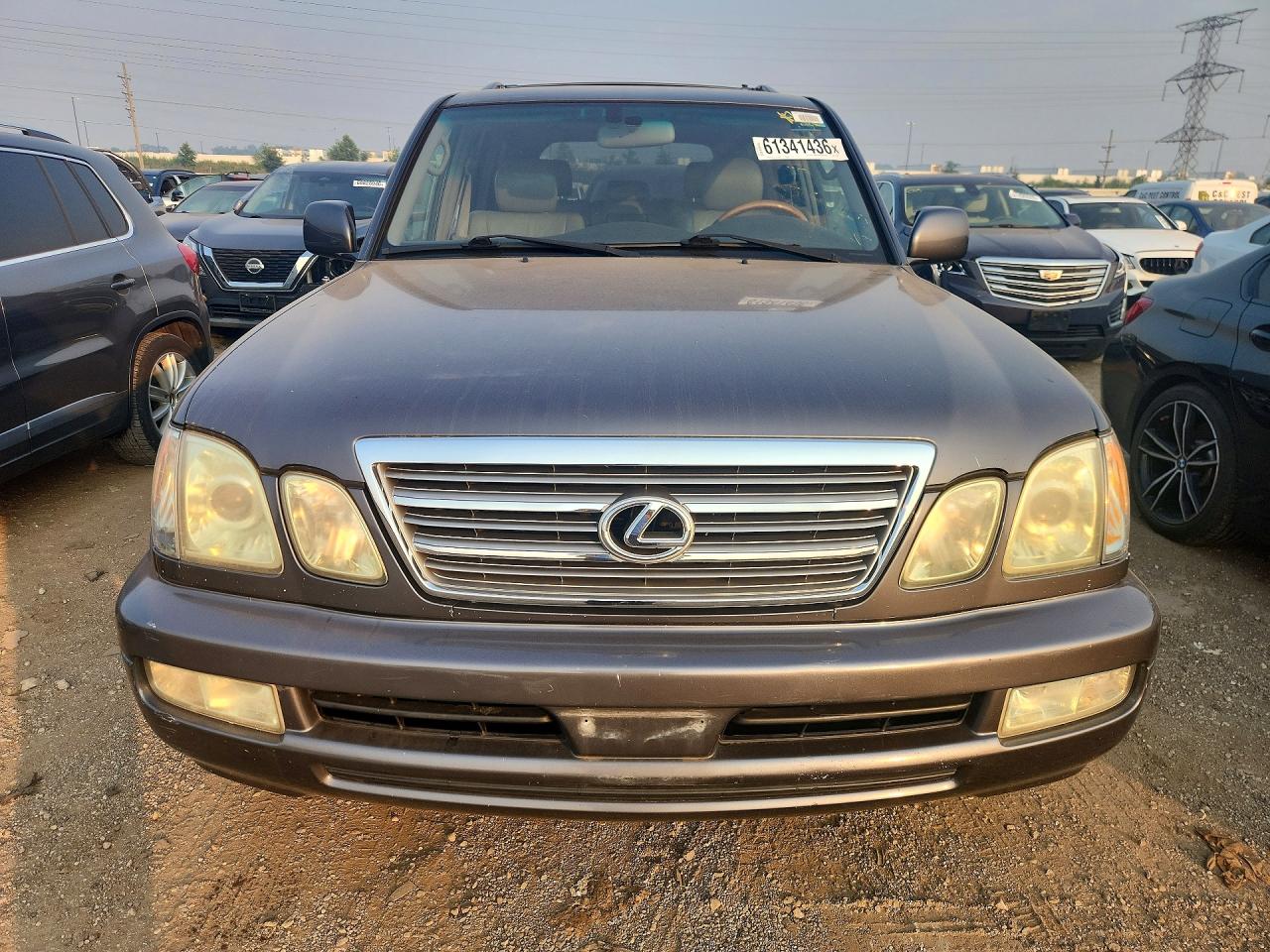 2005 Lexus Lx 470 Black vin: JTJHT00W853551391