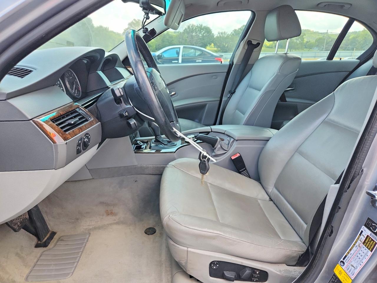 2006 Bmw 530 I Silver vin: WBANE73506CM35869