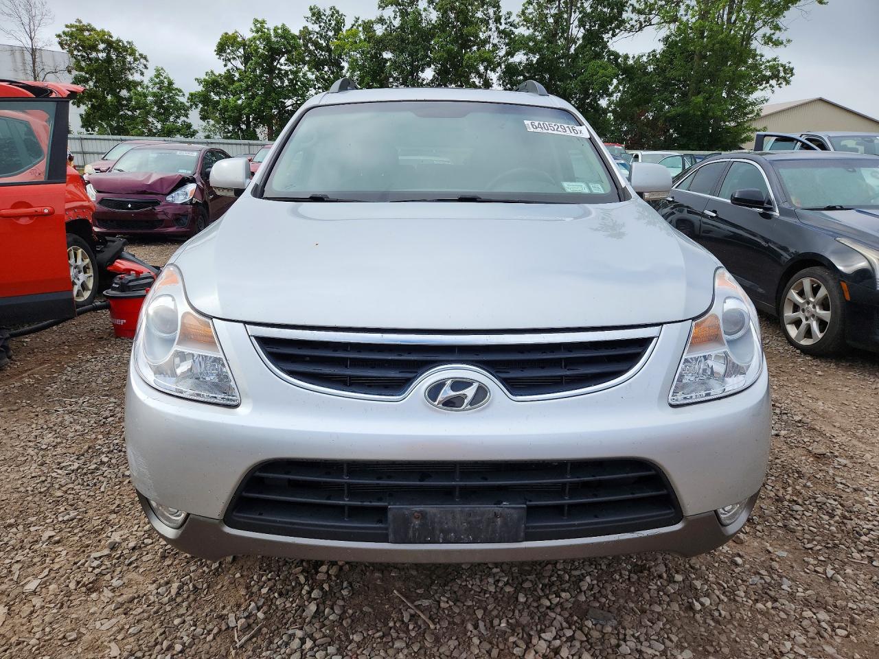 2012 Hyundai Veracruz Limited Silver vin: KM8NUDCC3CU200872