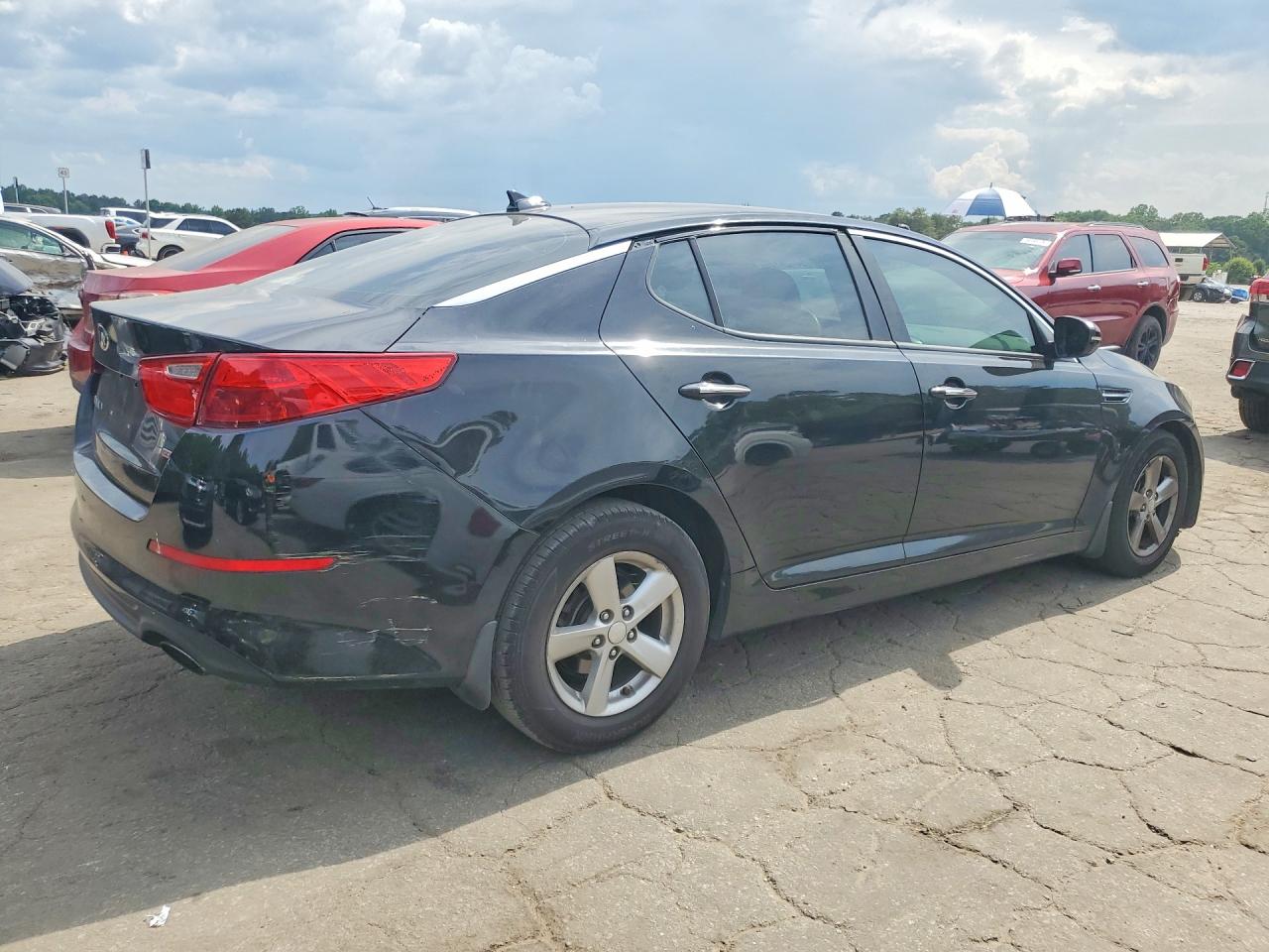 2015 Kia Optima Lx Черный vin: 5XXGM4A79FG448055