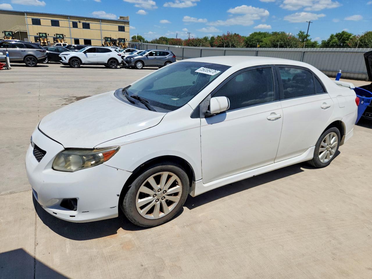 2010 Toyota Corolla S Белый vin: 1NXBU4EE5AZ200130