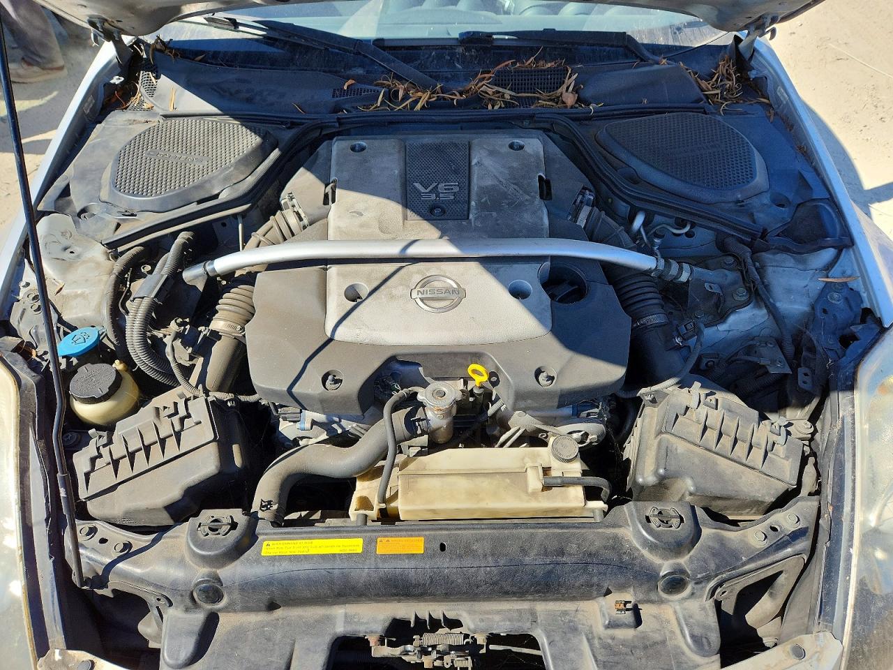 2008 Nissan 350z Base Silver vin: JN1BZ34D68M705034