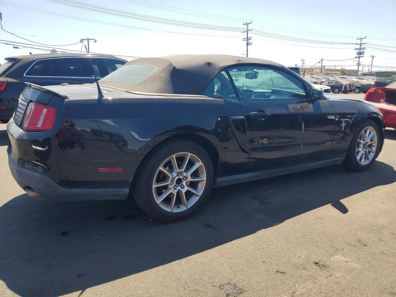 2010 Ford Mustang Black vin: 1ZVBP8EN1A5127395