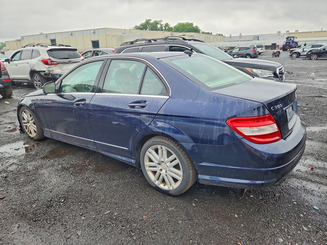 2009 Mercedes-benz C 300 4matic Blue vin: WDDGF81X29R084506