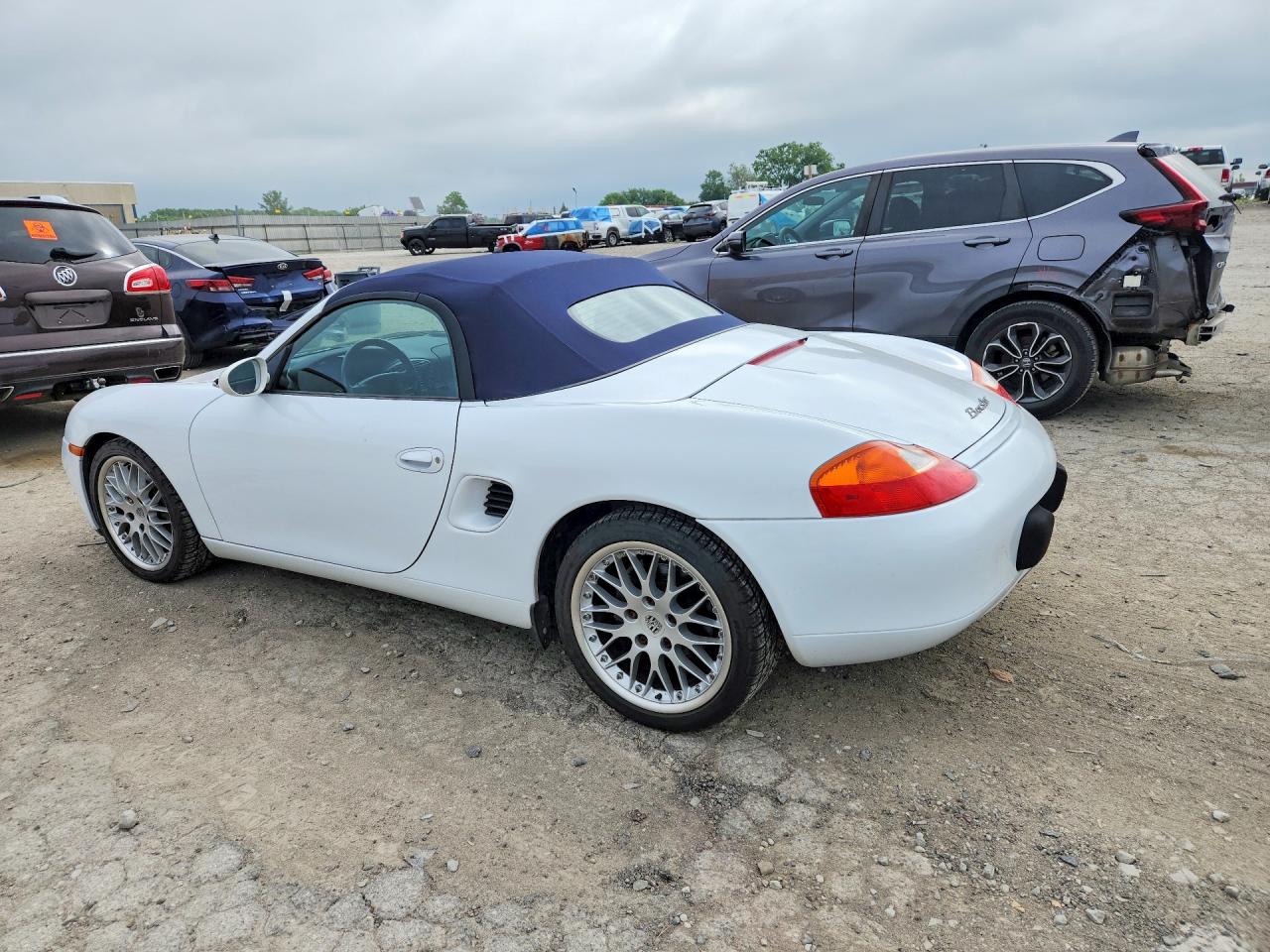 1999 Porsche Boxster White vin: WP0CA2988XU625277