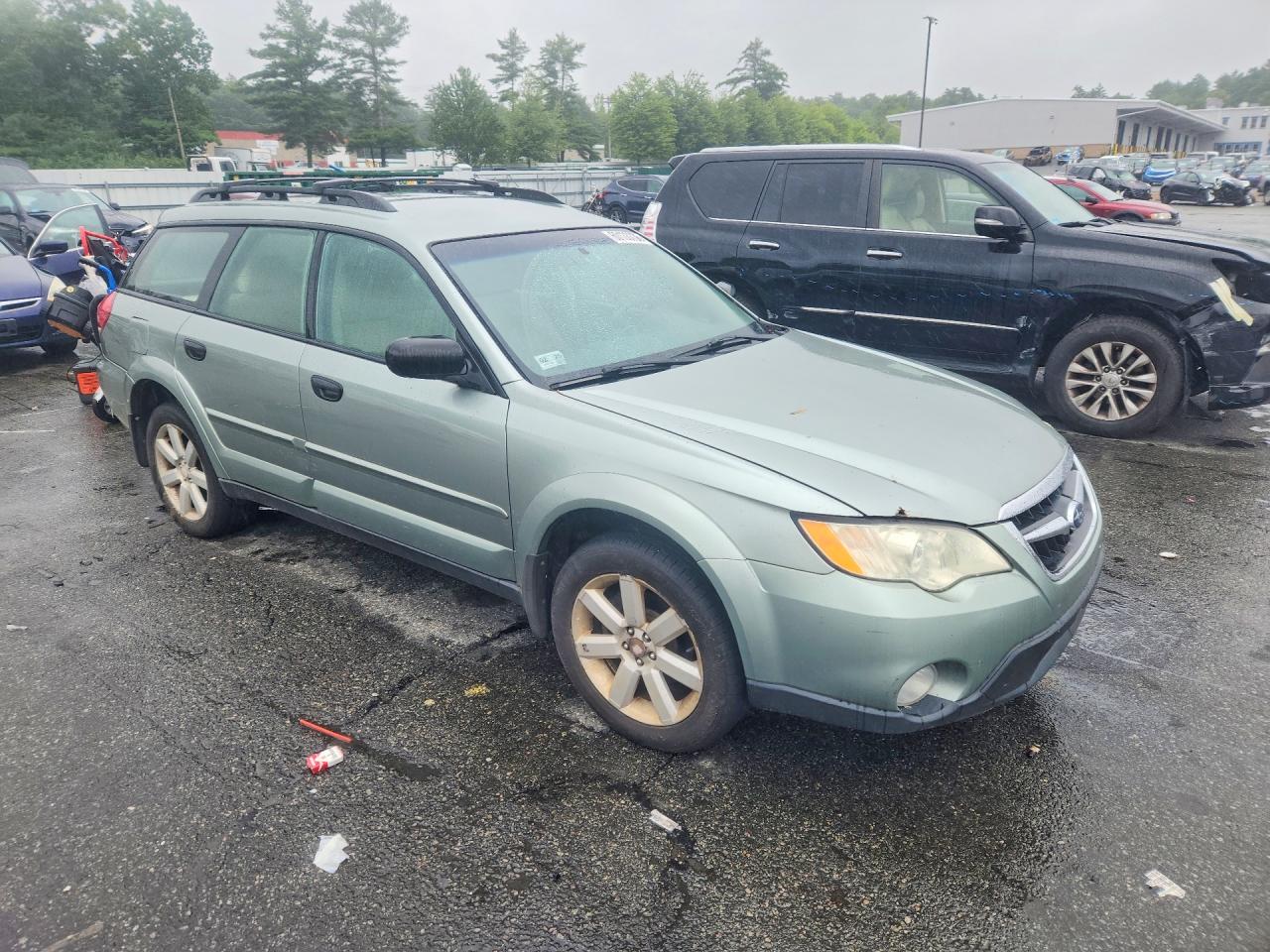 2009 Subaru Outback 2.5i Green vin: 4S4BP61C997336343