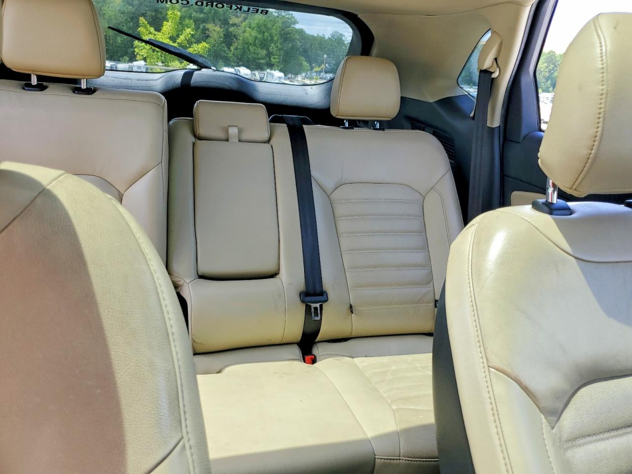 2015 Ford Edge Sel White vin: 2FMTK4J85FBC14844