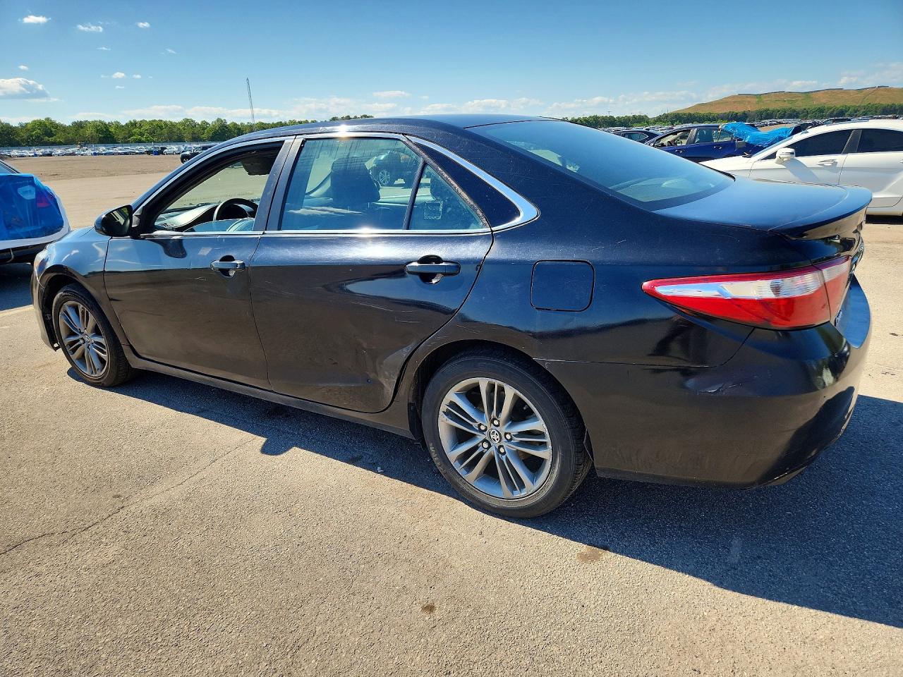 2015 Toyota Camry Se Black vin: 4T1BF1FK8FU939321