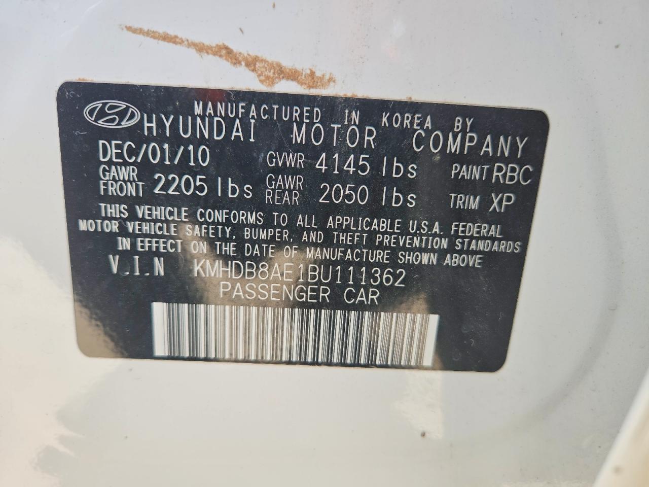 2011 Hyundai Elantra Touring Gls White vin: KMHDB8AE1BU111362