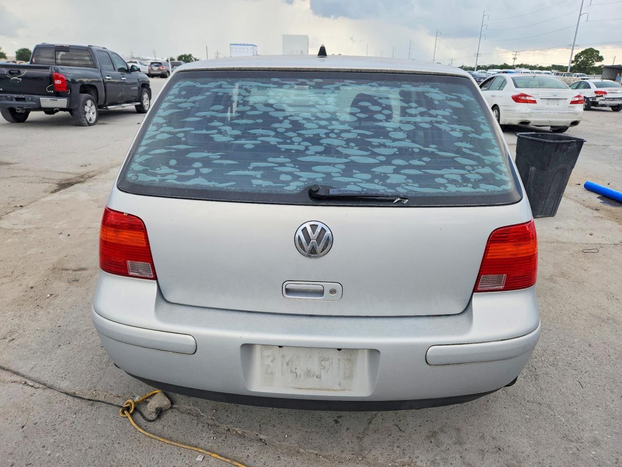 2000 Volkswagen Golf Gls Silver vin: WVWGA21J7YW537875