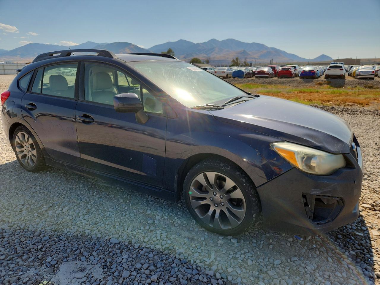 2014 Subaru Impreza Sport Limited Blue vin: JF1GPAS65EH235963
