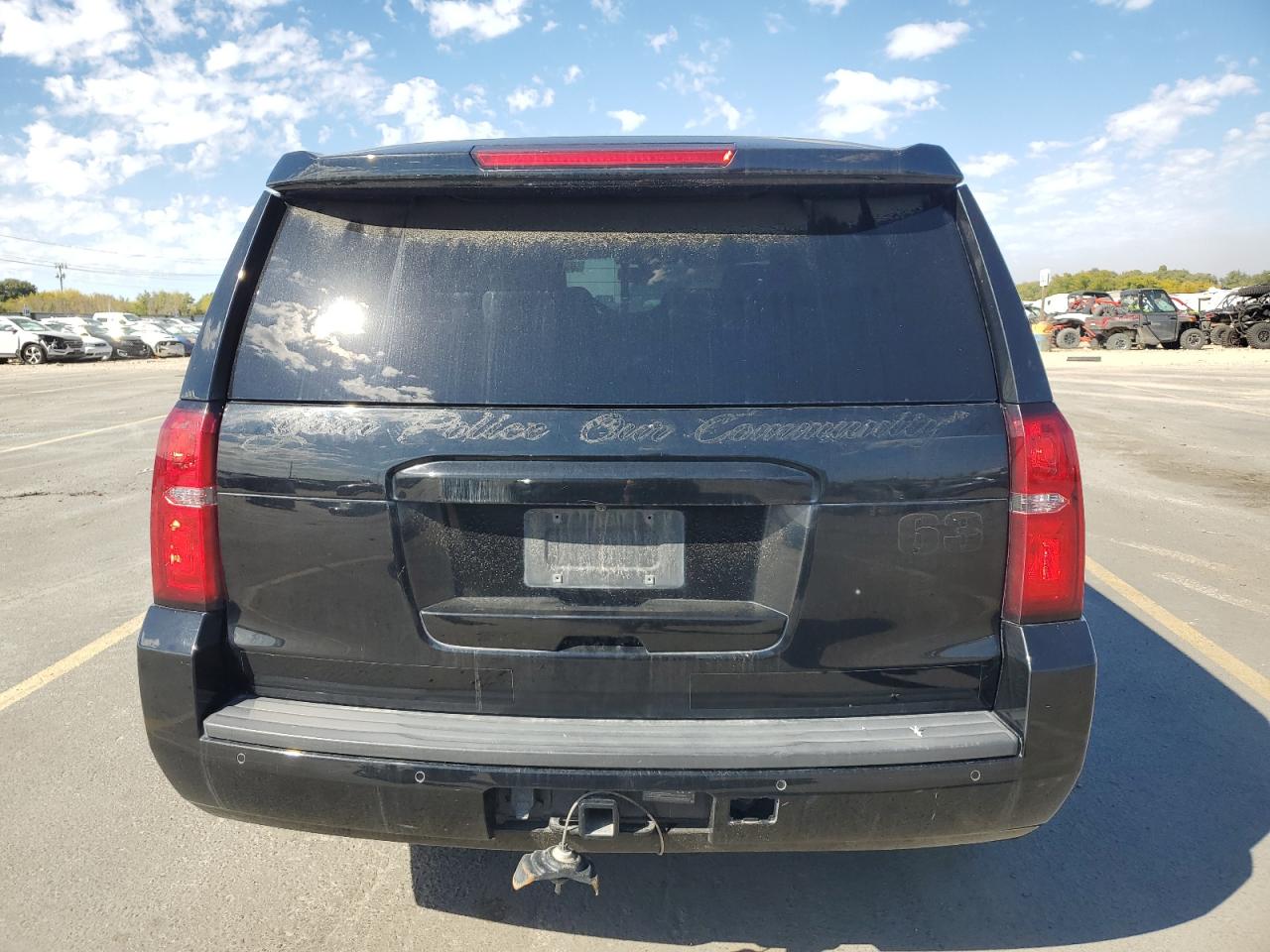 2018 Chevrolet Tahoe Police Черный vin: 1GNSKDEC6JR212452