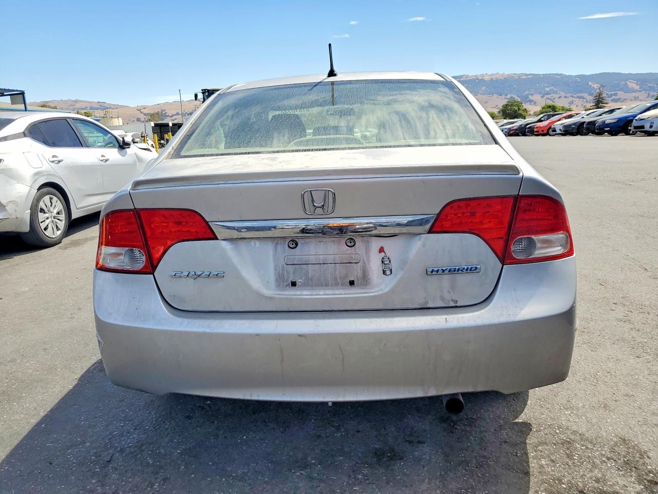 2009 Honda Civic Hybrid Silver vin: JHMFA362X9S006440