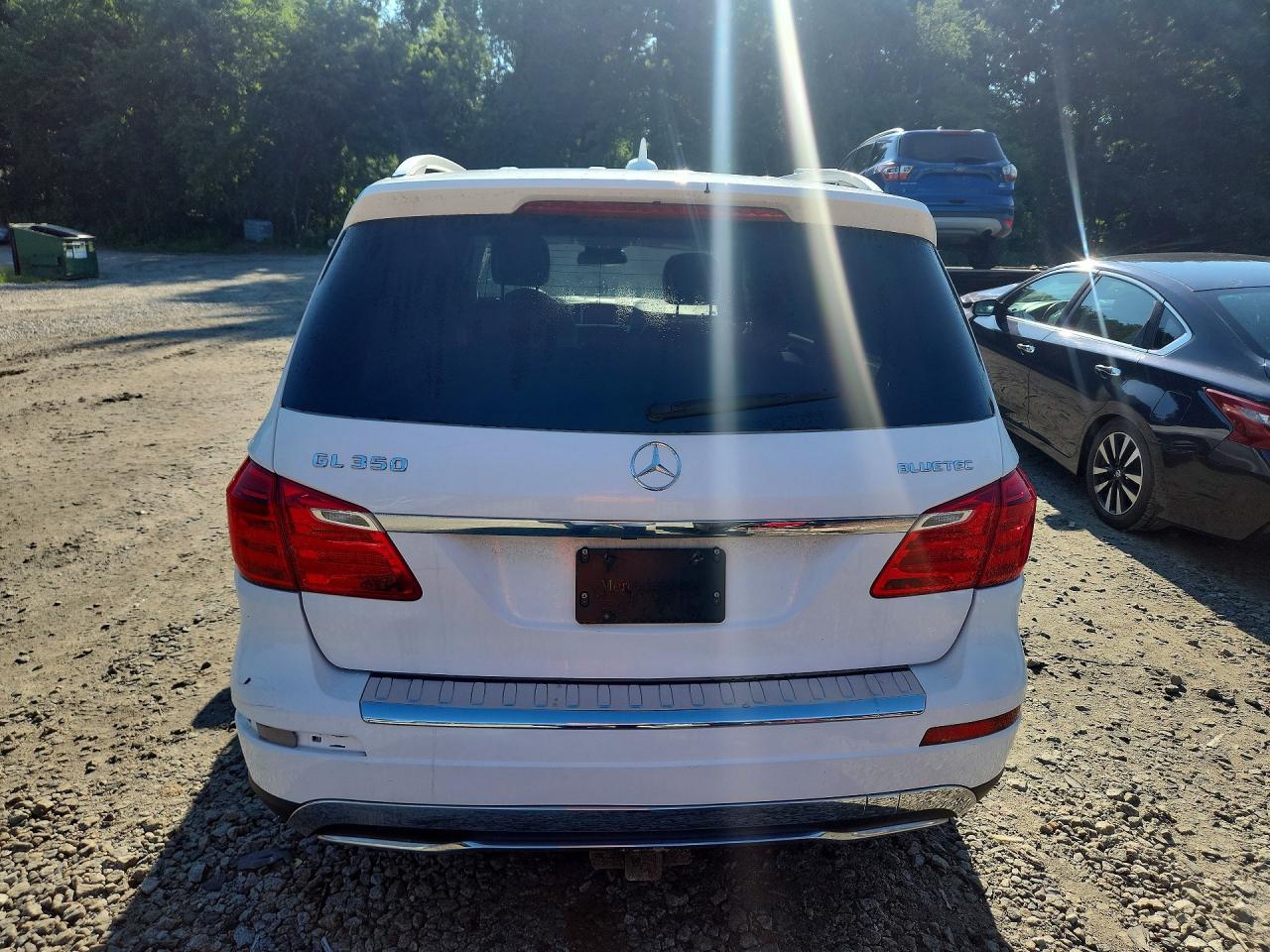 2014 Mercedes-benz Gl 350 Bluetec White vin: 4JGDF2EE4EA363043
