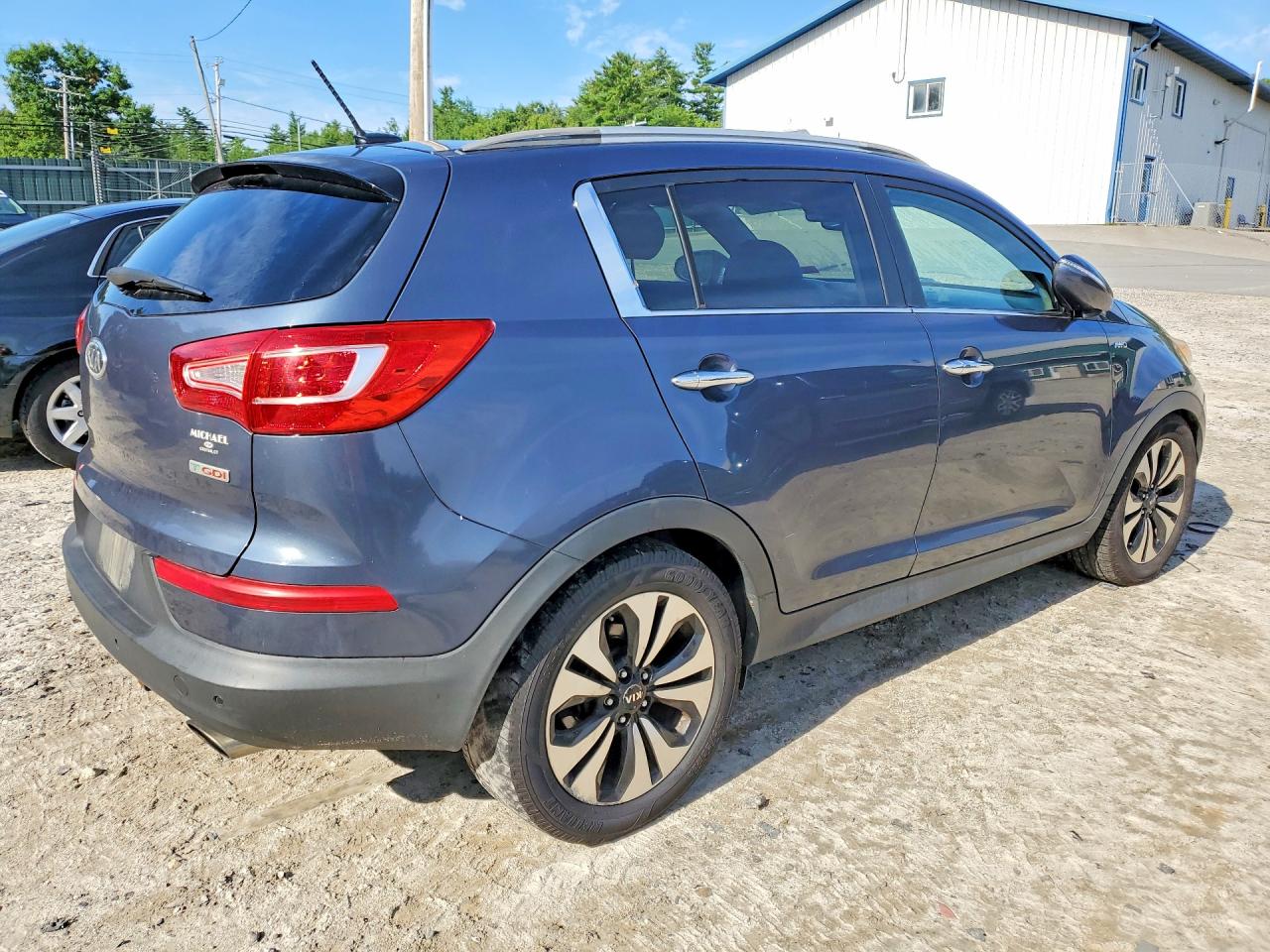 2012 Kia Sportage Sx Blue vin: KNDPCCA6XC7172428