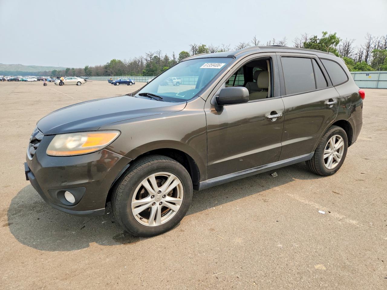 2011 Hyundai Santa Fe Limited Brown vin: 5XYZKDAG3BG010510