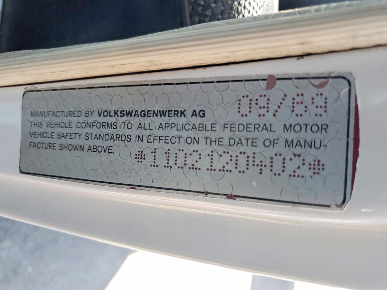 1970 Volkswagen Beetle Белый vin: 1102120402