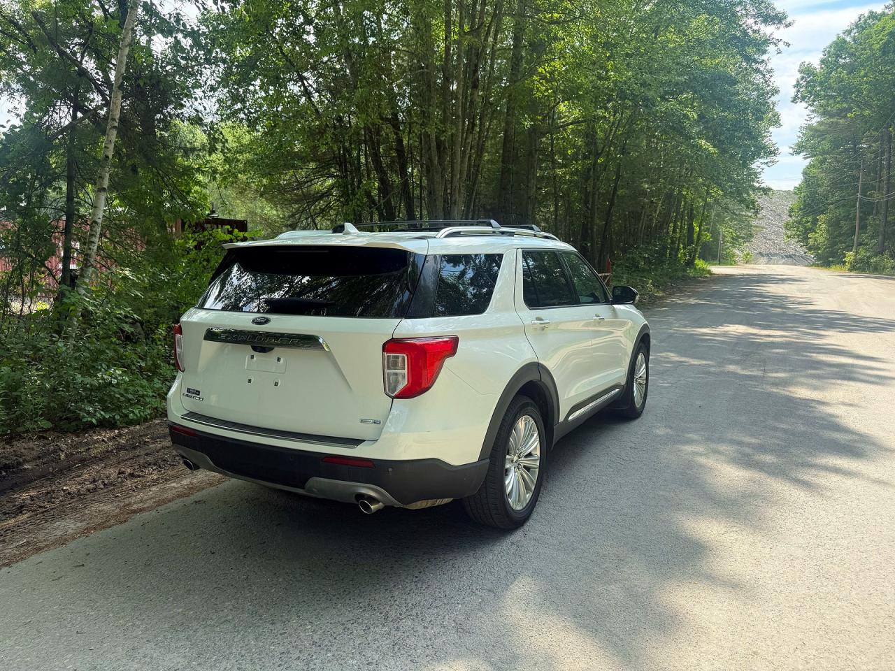 2020 Ford Explorer Limited White vin: 1FMSK8FH7LGB17631