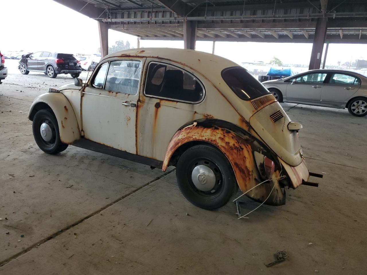 1971 Volkswagen Beetle White vin: 1102324581