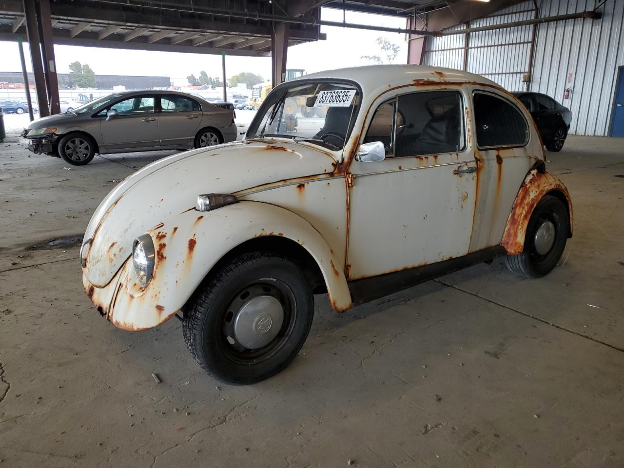 1971 Volkswagen Beetle White vin: 1102324581