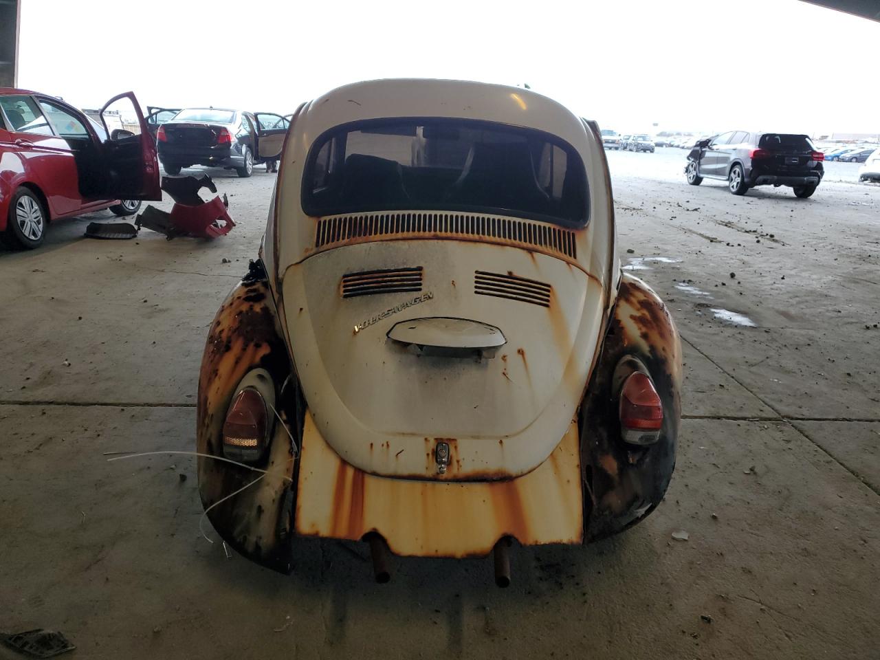1971 Volkswagen Beetle White vin: 1102324581