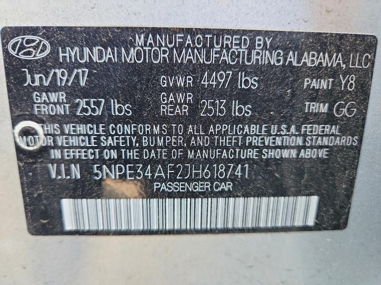 2018 Hyundai Sonata Sel Silver vin: 5NPE34AF2JH618741