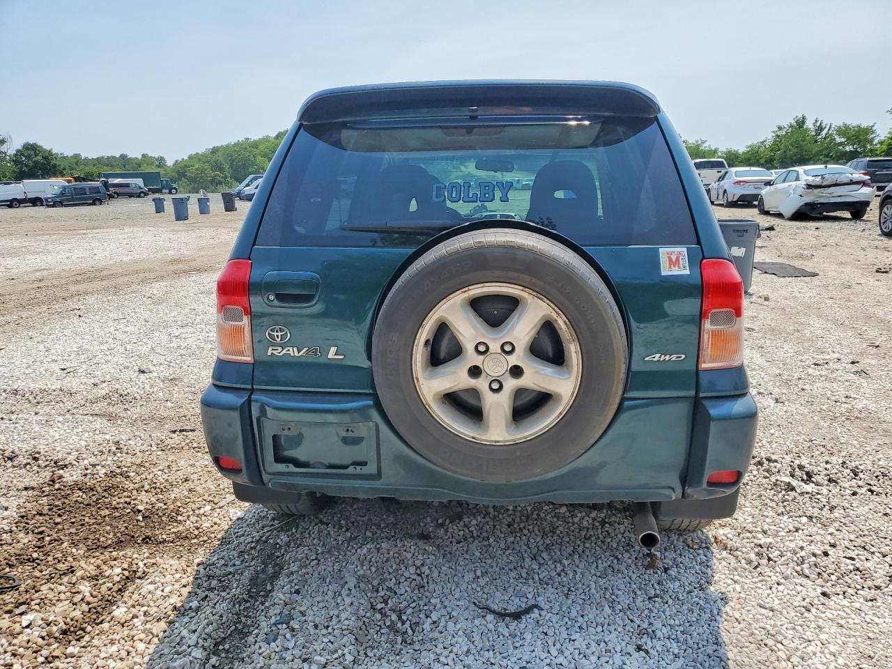 2003 Toyota Rav4 Base Green vin: JTEHH20V936077952