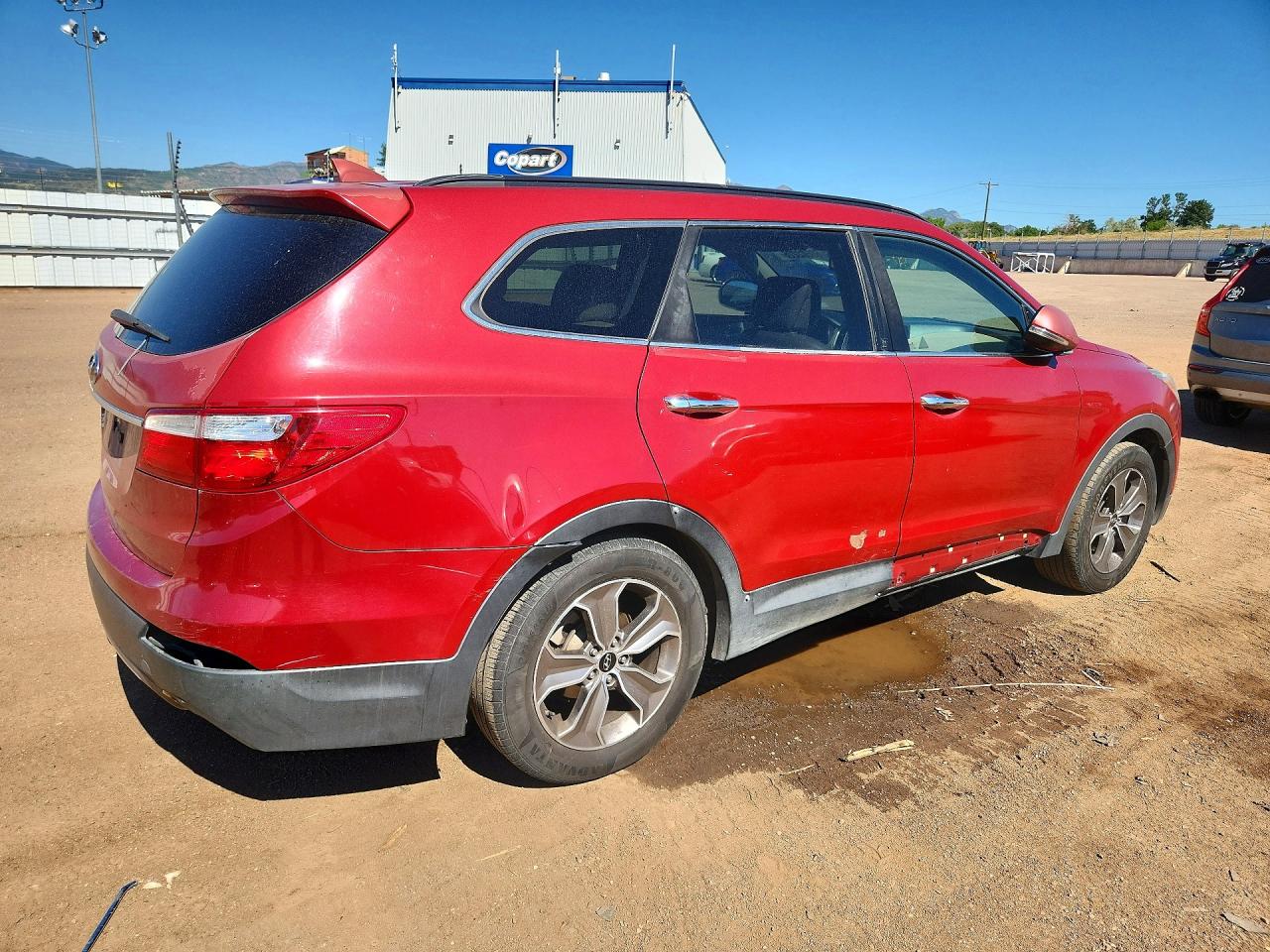 2013 Hyundai Santa Fe Gls Red vin: KM8SN4HF6DU002212