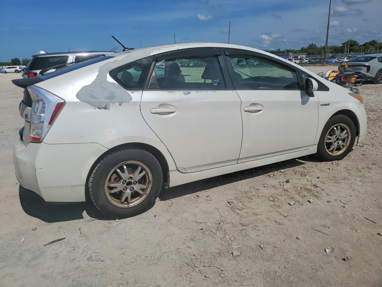 2010 Toyota Prius Iii White vin: JTDKN3DU2A0058072
