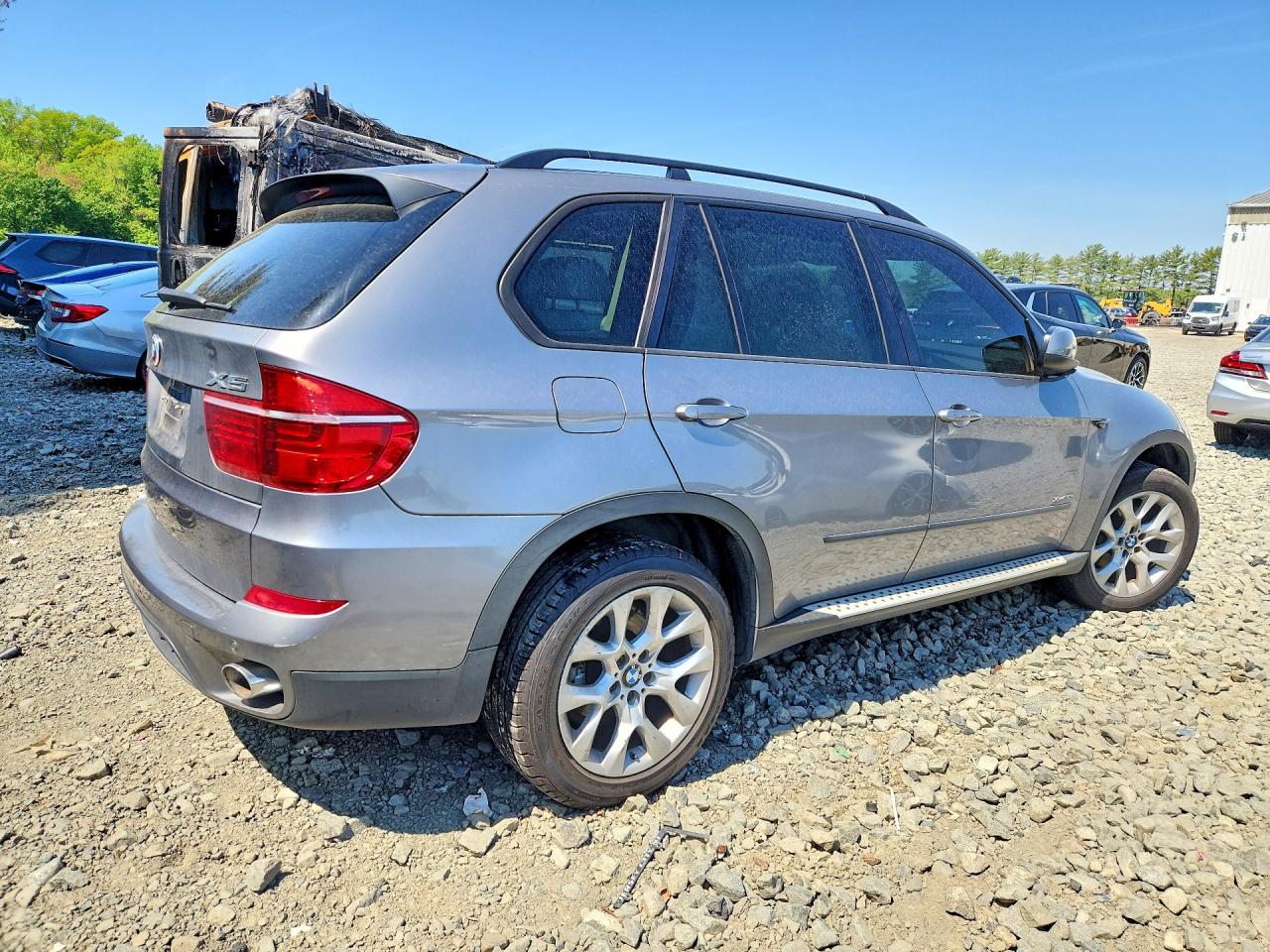 2012 Bmw X5 Xdrive35i Gray vin: 5UXZV4C58CL767121