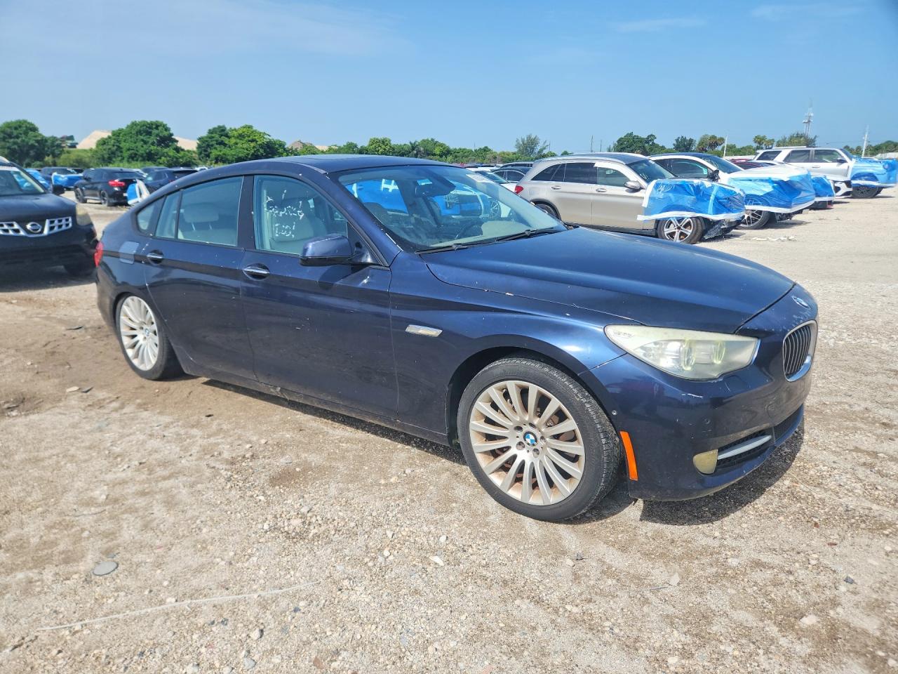 2011 Bmw 535 Gt Blue vin: WBASN2C57BC201471