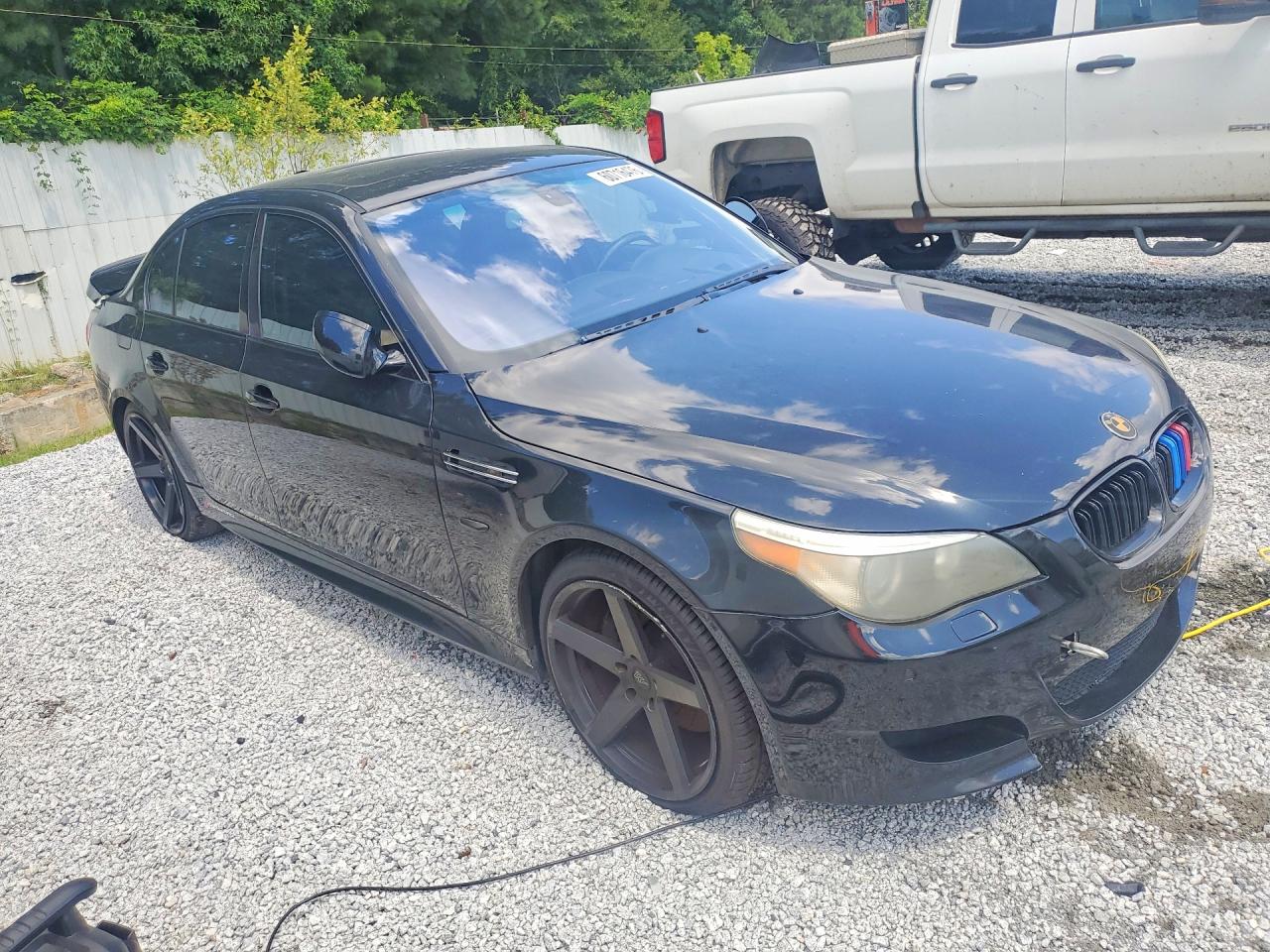 2007 Bmw M5 Black vin: WBSNB93517CX07881