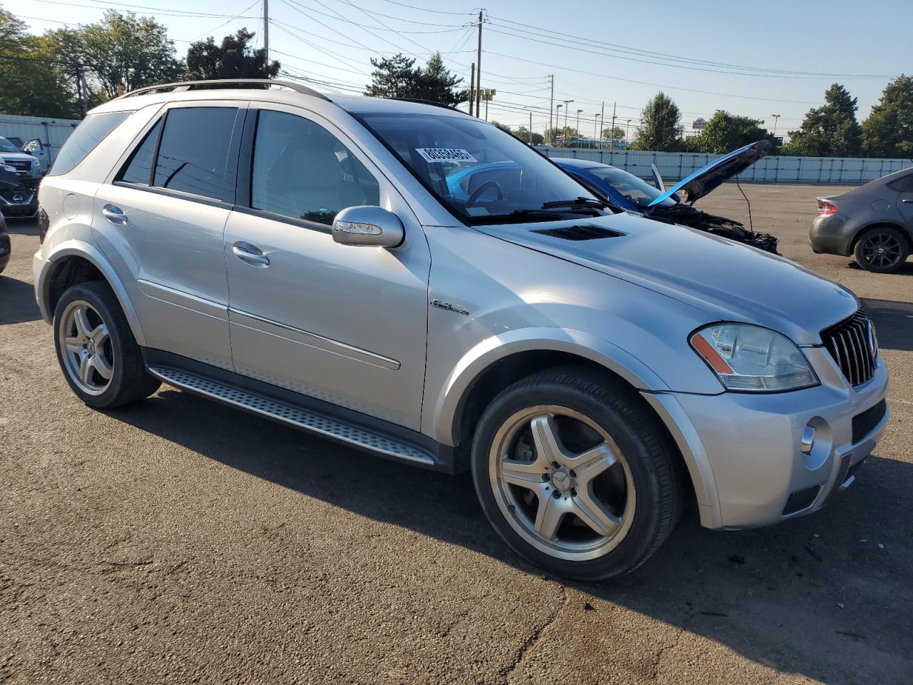 2007 Mercedes-benz Ml 63 Amg Silver vin: 4JGBB77E07A174373