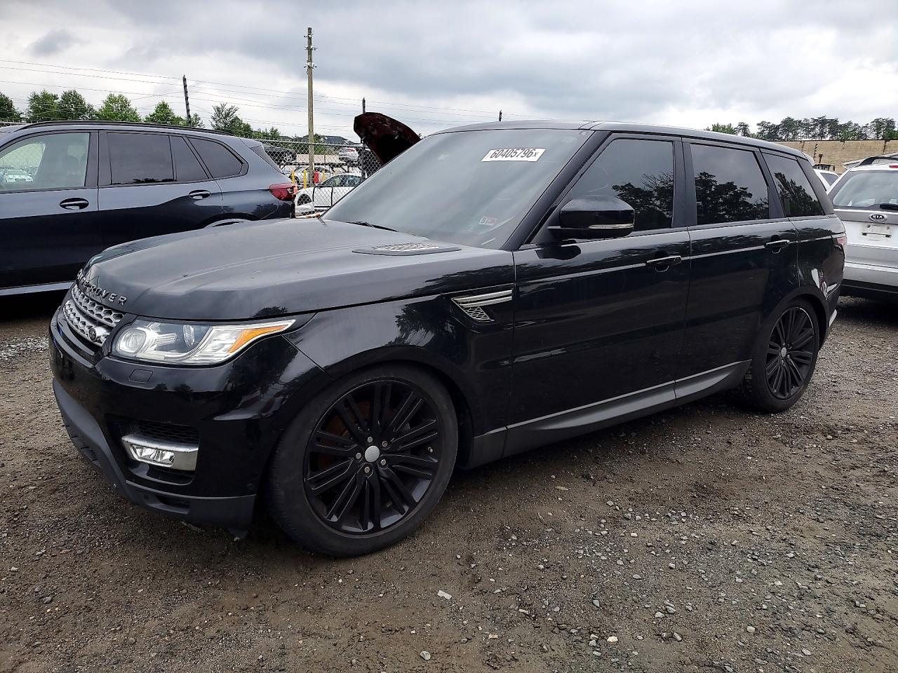 2015 Land Rover Range Rover Sport Hse Black vin: SALWR2VF2FA625021