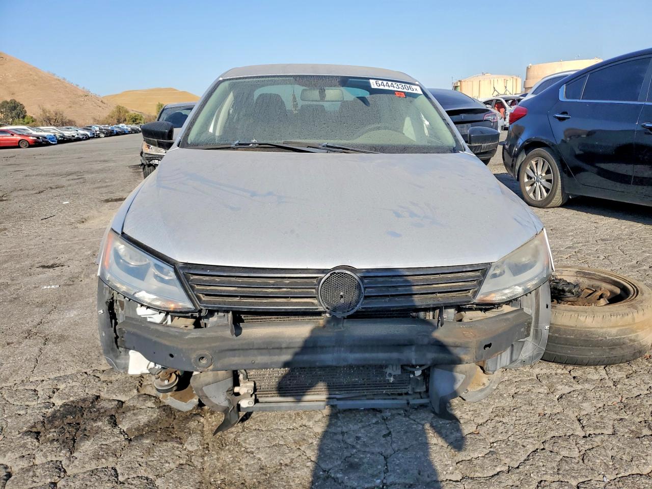 2011 Volkswagen Jetta Base Silver vin: 3VW2K7AJ1BM010830