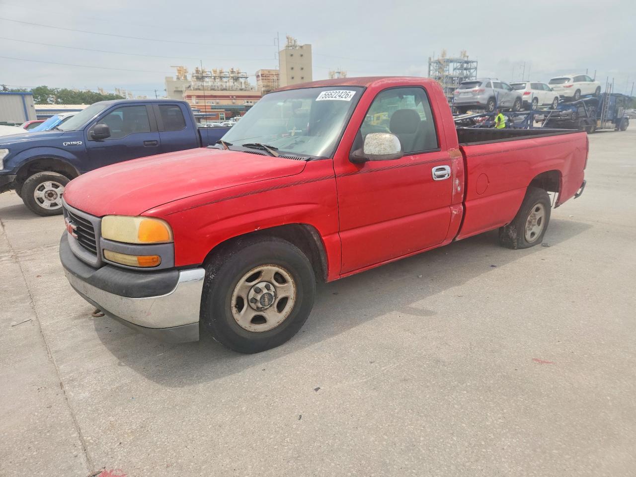 2002 Gmc New Sierra C1500 Red vin: 1GTEC14W22Z327757