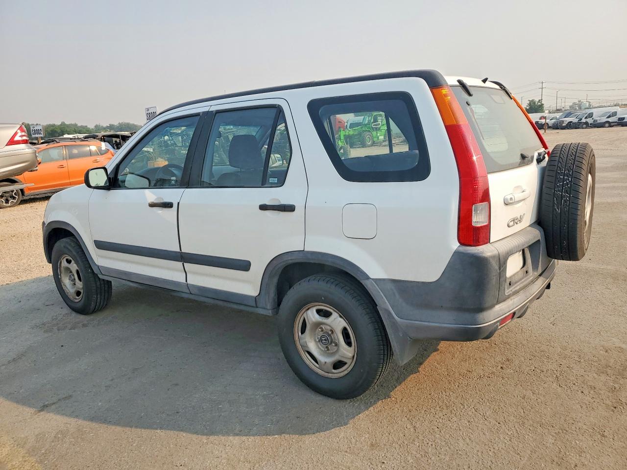 2004 Honda Cr-v Lx White vin: JHLRD68444C014982
