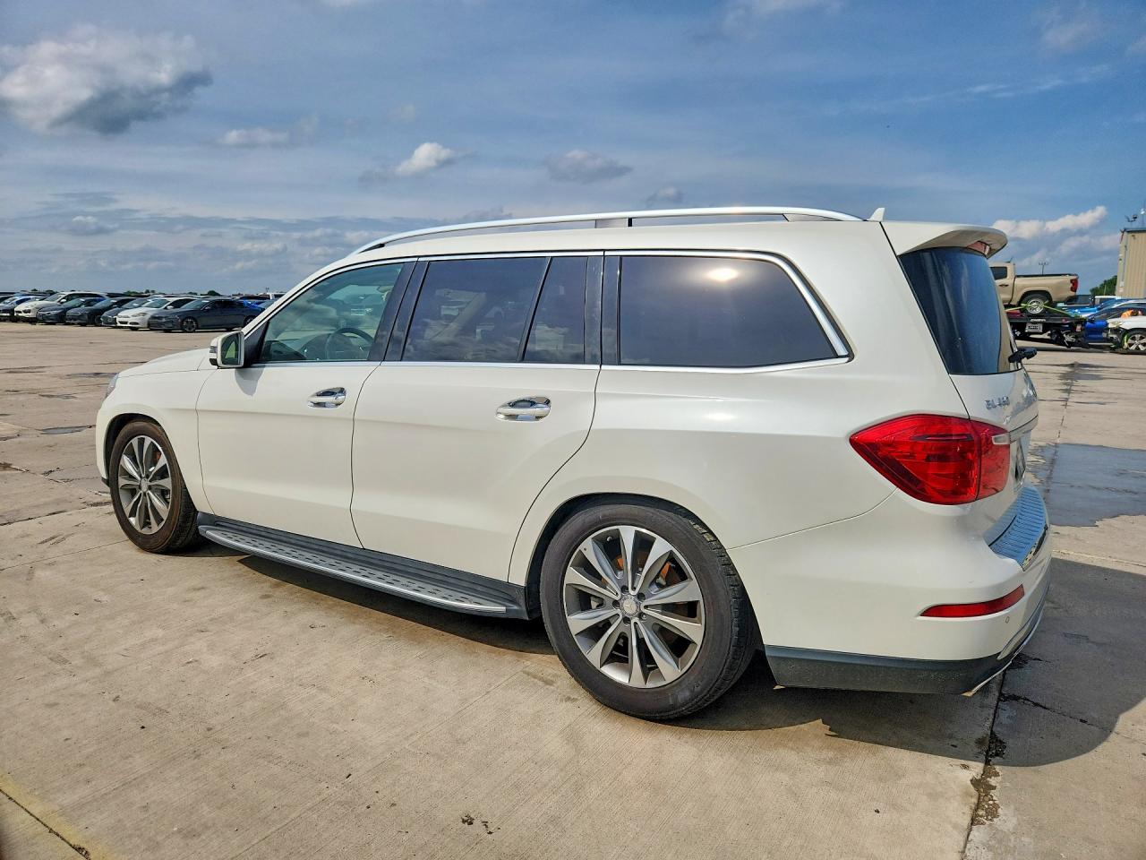 2015 Mercedes-benz Gl 450 4matic White vin: 4JGDF6EE3FA495770