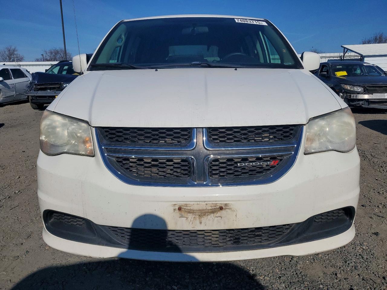 2013 Dodge Grand Caravan Sxt White vin: 2C4RDGCG7DR635970