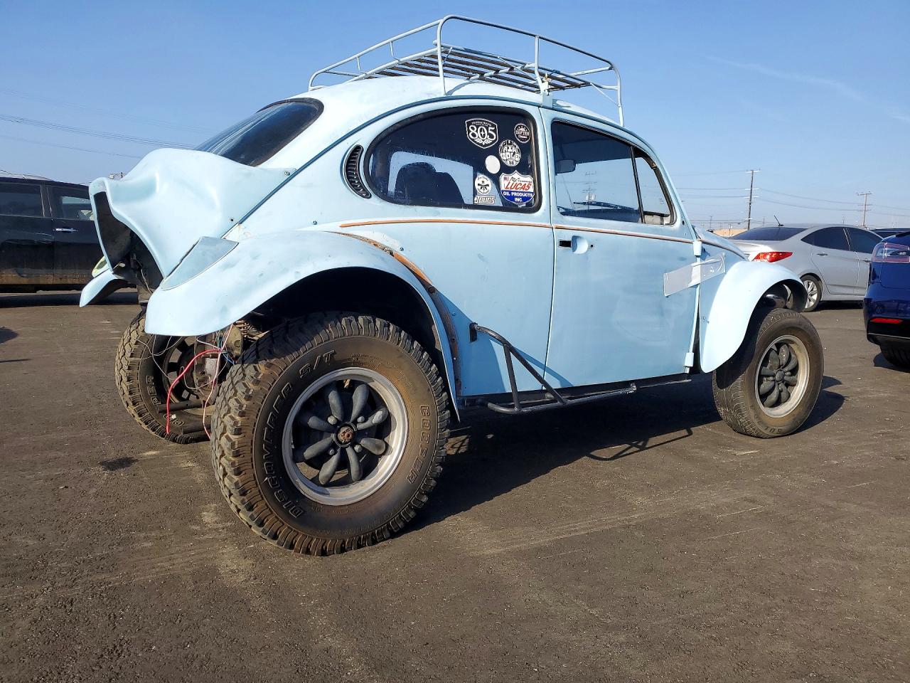 1971 Volkswagen Beetle Blue vin: 1112326121