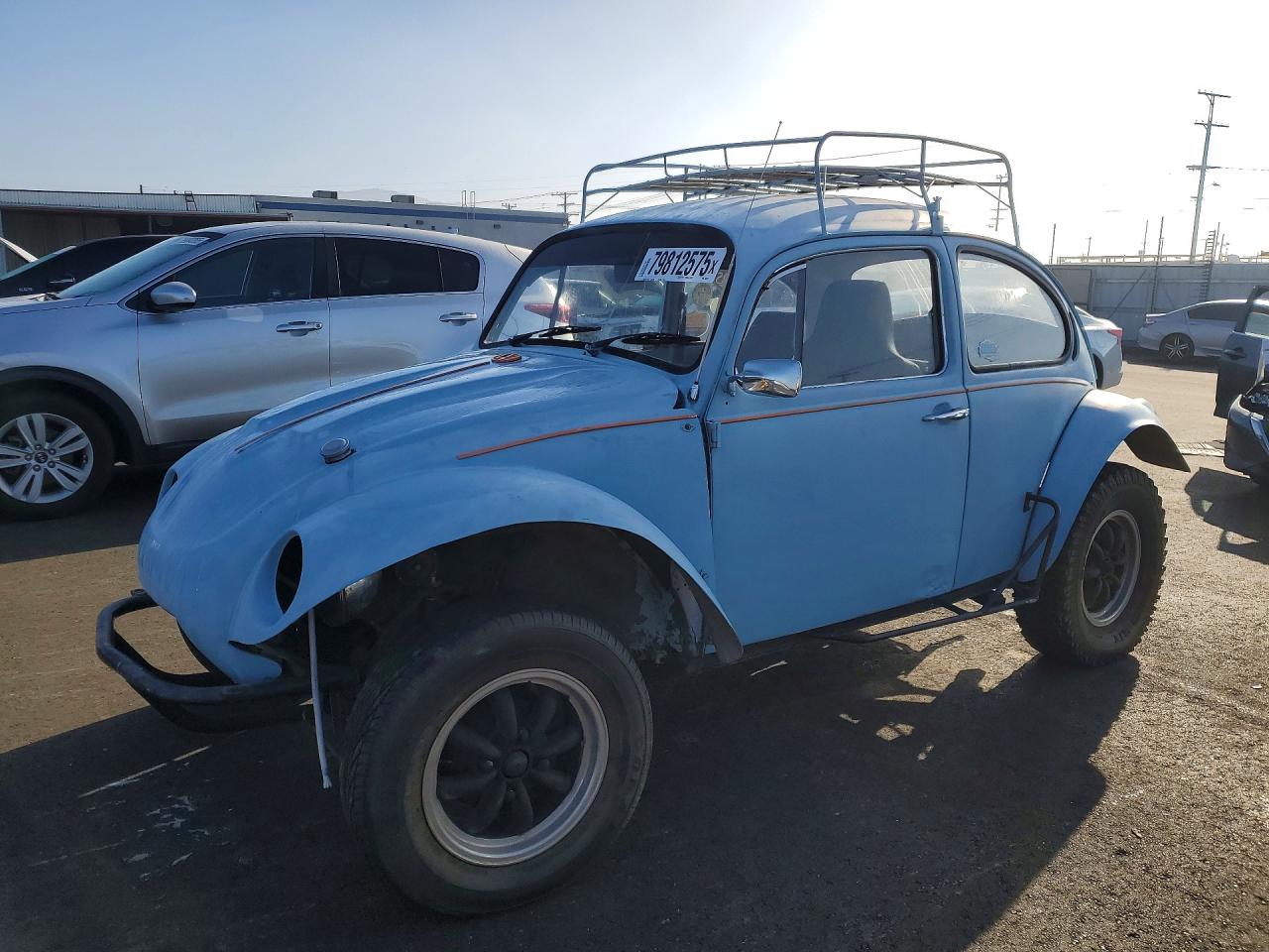 1971 Volkswagen Beetle Blue vin: 1112326121