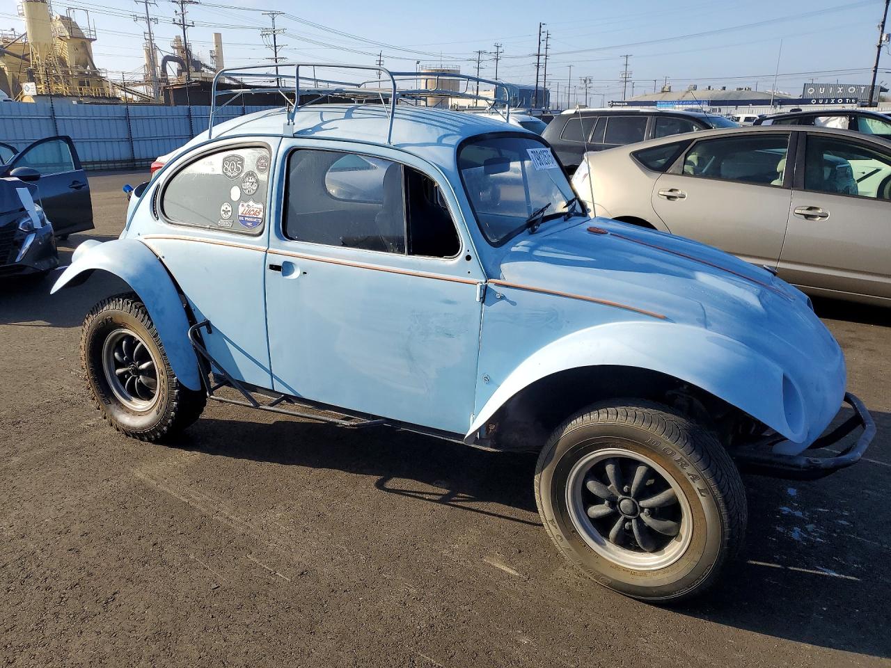 1971 Volkswagen Beetle Blue vin: 1112326121