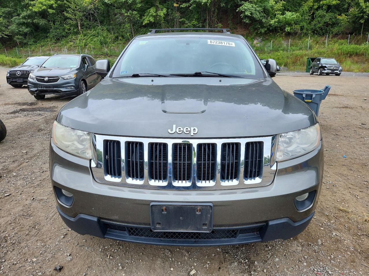 2013 Jeep Grand Cherokee Laredo Серый vin: 1C4RJFAG0DC542612