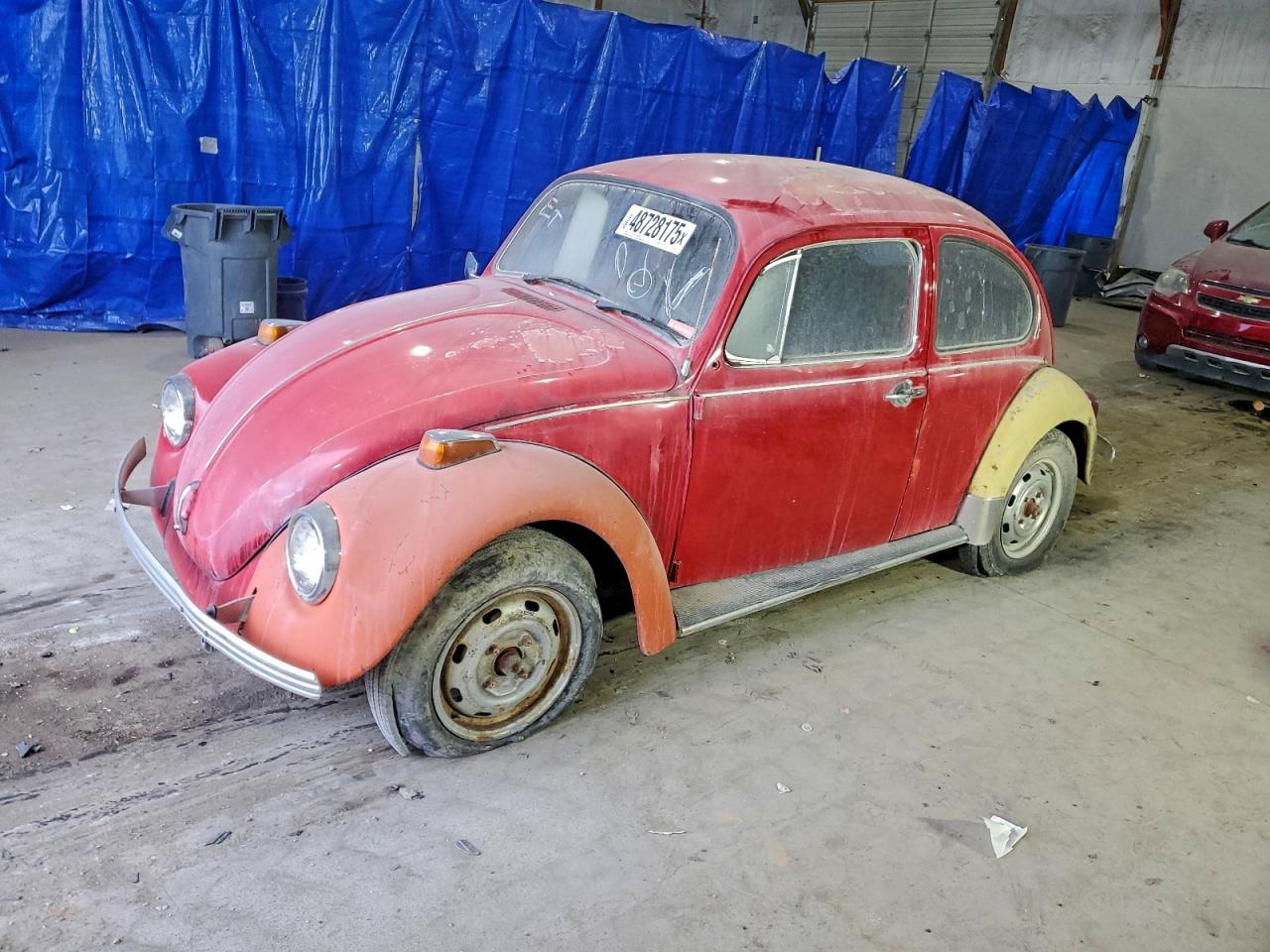 1971 Volkswagen Beatle Red vin: 1112507784