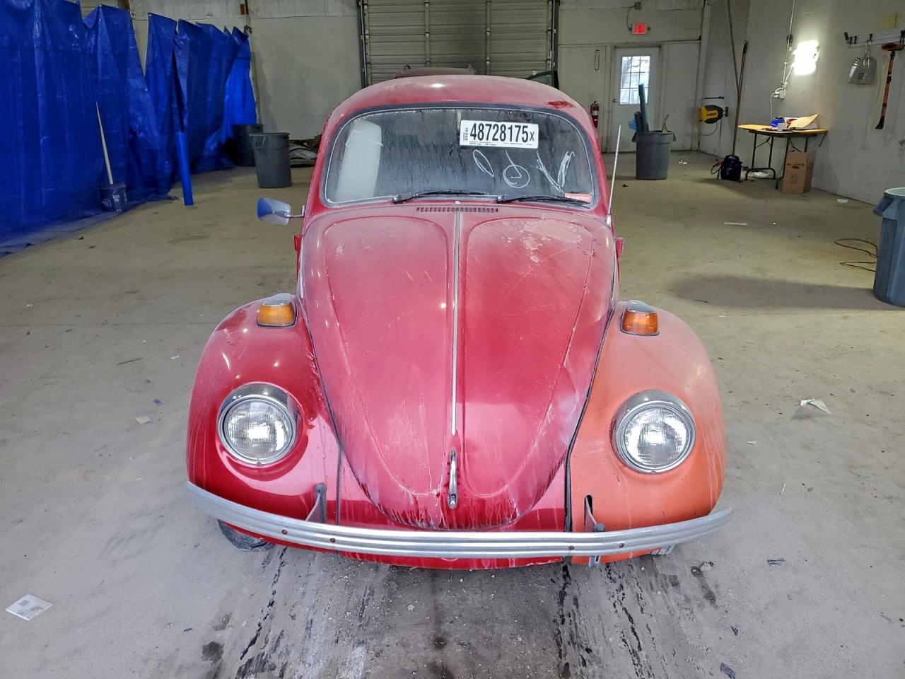 1971 Volkswagen Beatle Red vin: 1112507784