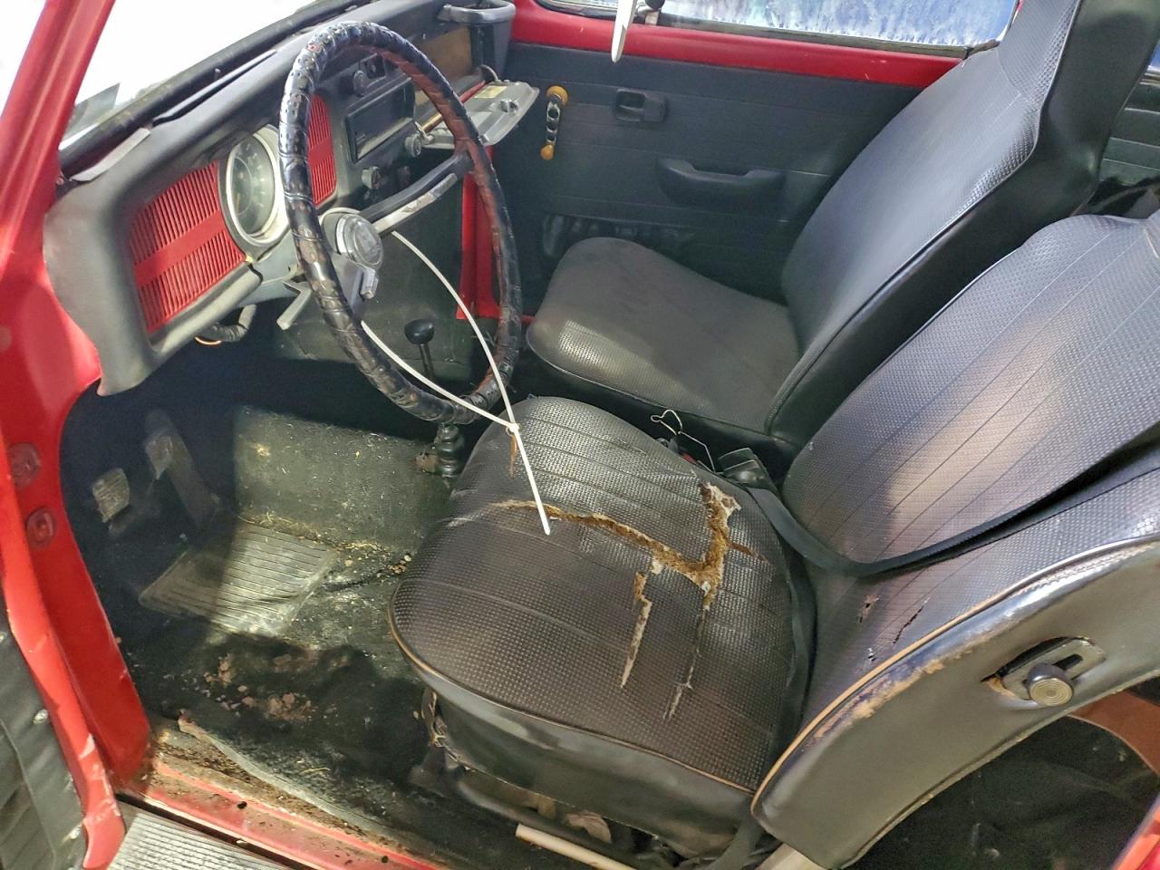 1971 Volkswagen Beatle Red vin: 1112507784